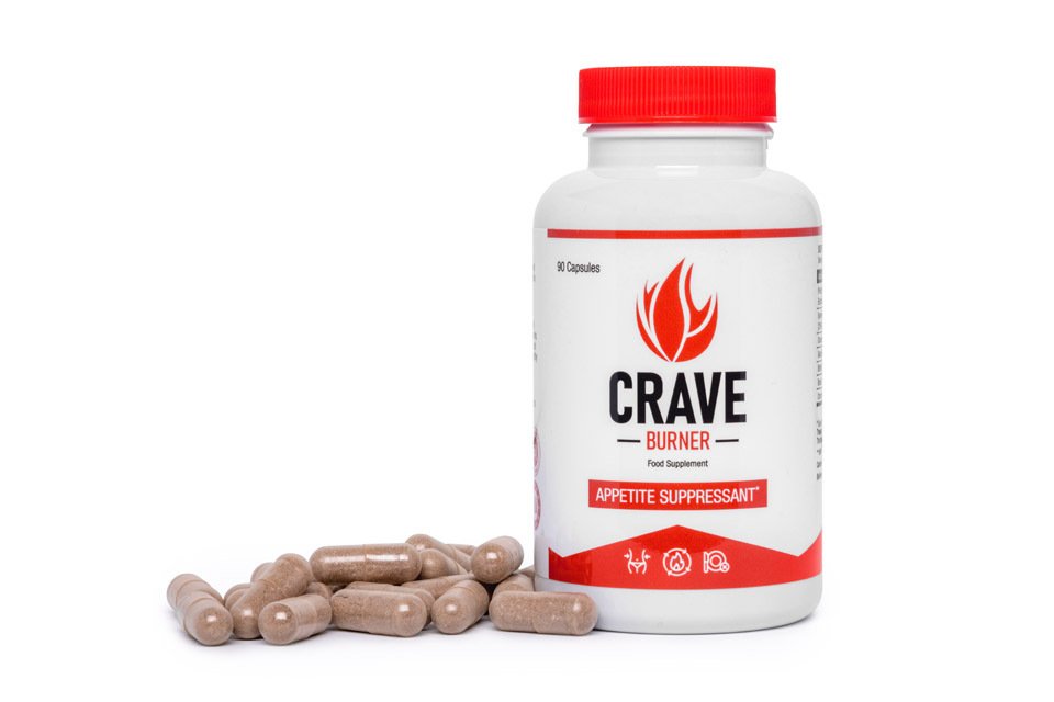 Frasco de color blanco con tapa roja y detalles en rojo con letras rojas y negras, capsulas del suplemento.